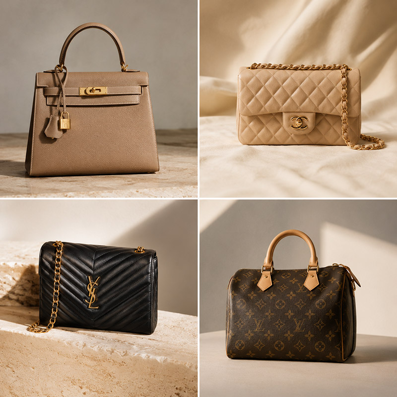 silver bags