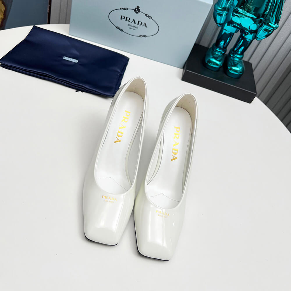 Pra*a Patent Leather Pumps 85mm