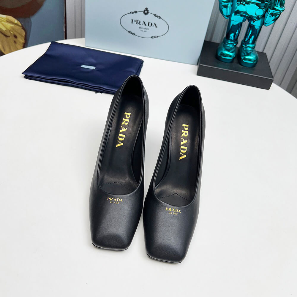 Pra*a Leather Pumps 85 mm