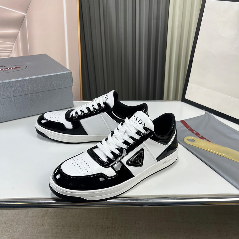 Pra*a Downtown nappa leather sneakers