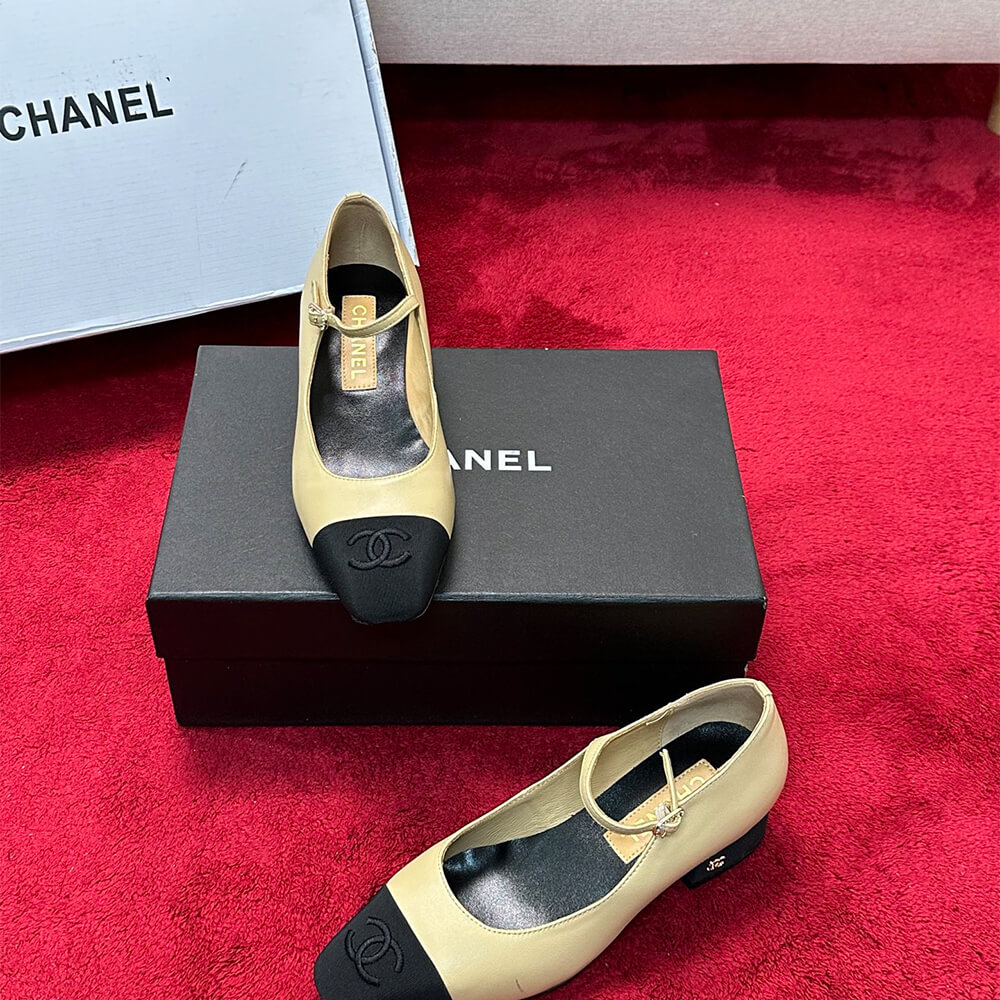 Ch**el Mary Janes Heel