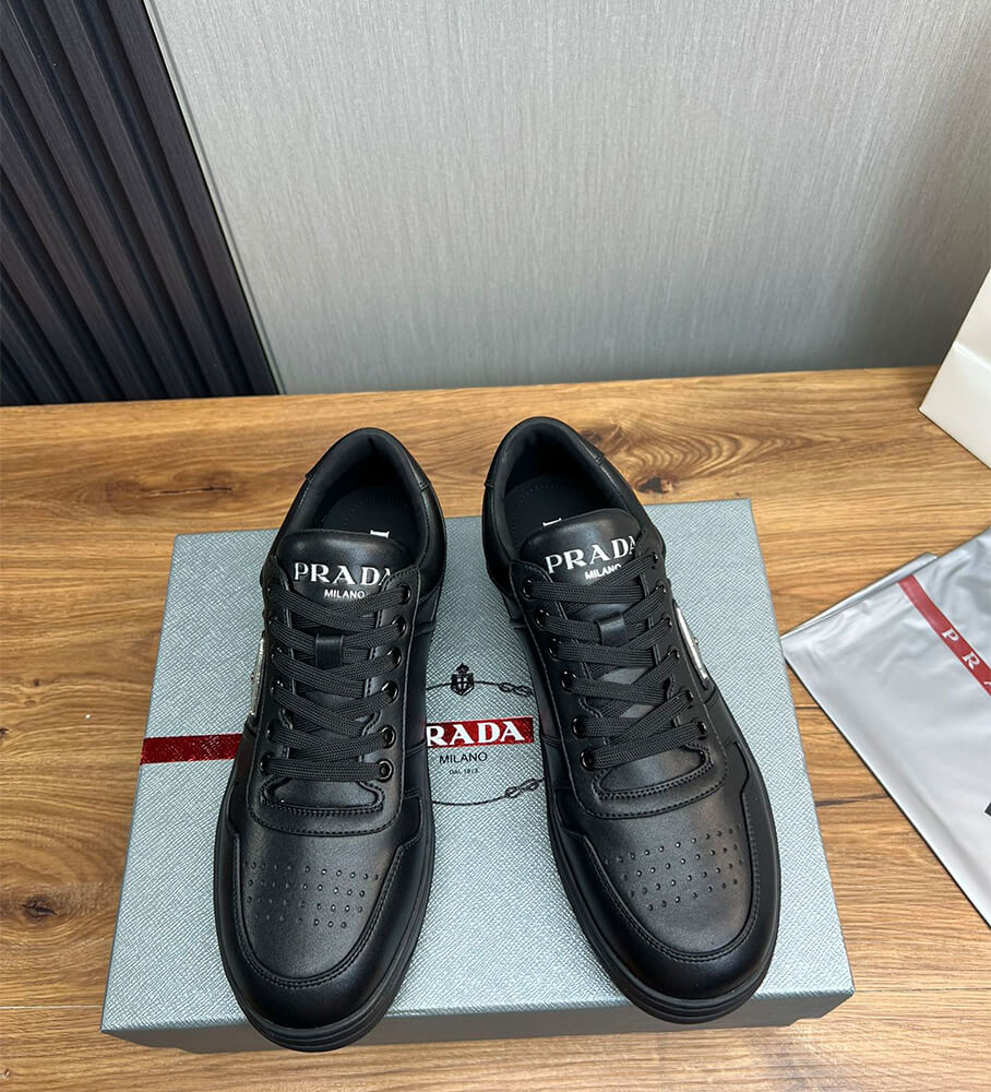 Pra*a Downtown nappa leather sneakers