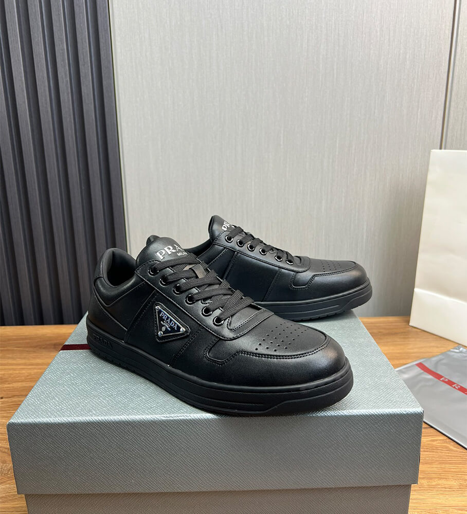 Pra*a Downtown nappa leather sneakers