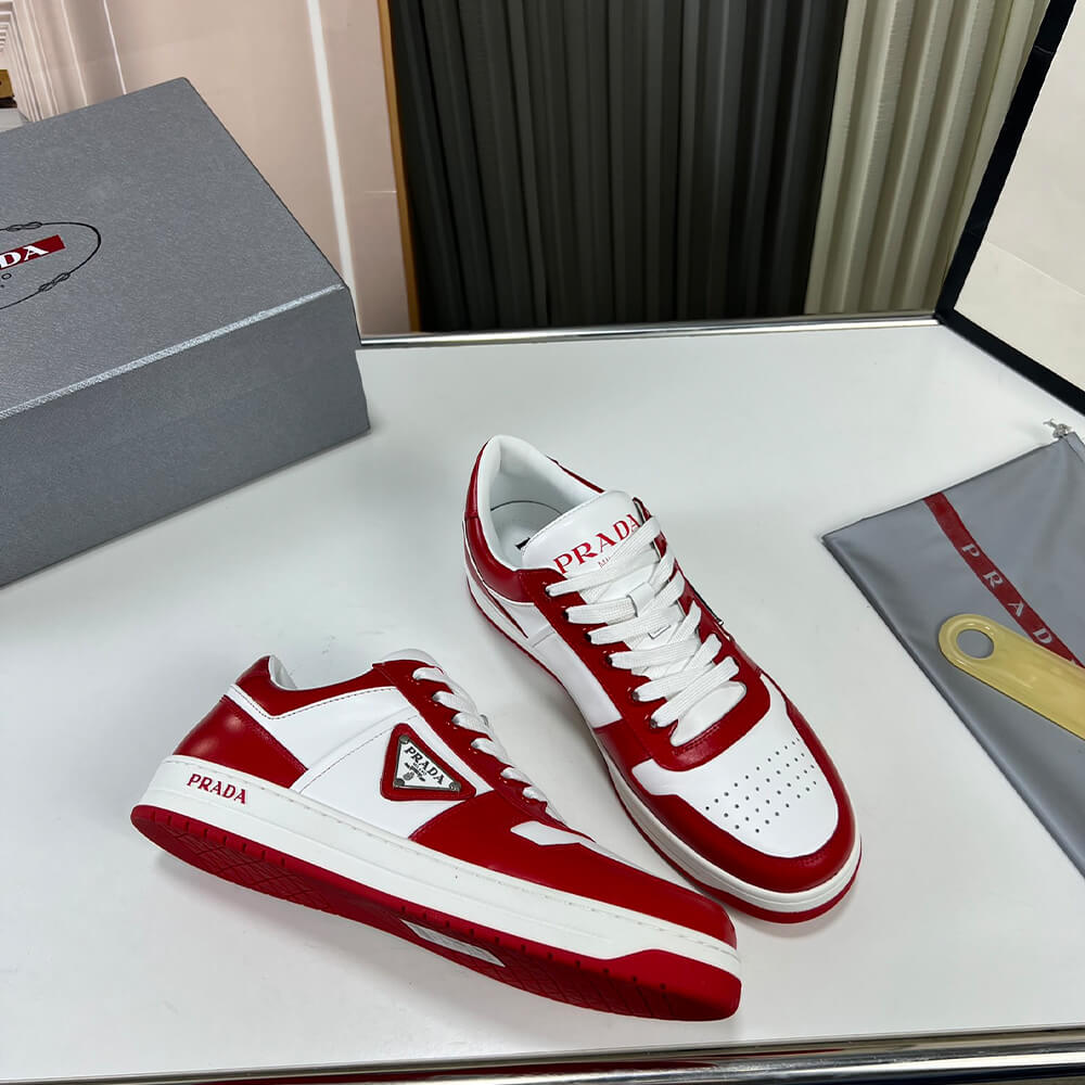 Pra*a Downtown nappa leather sneakers