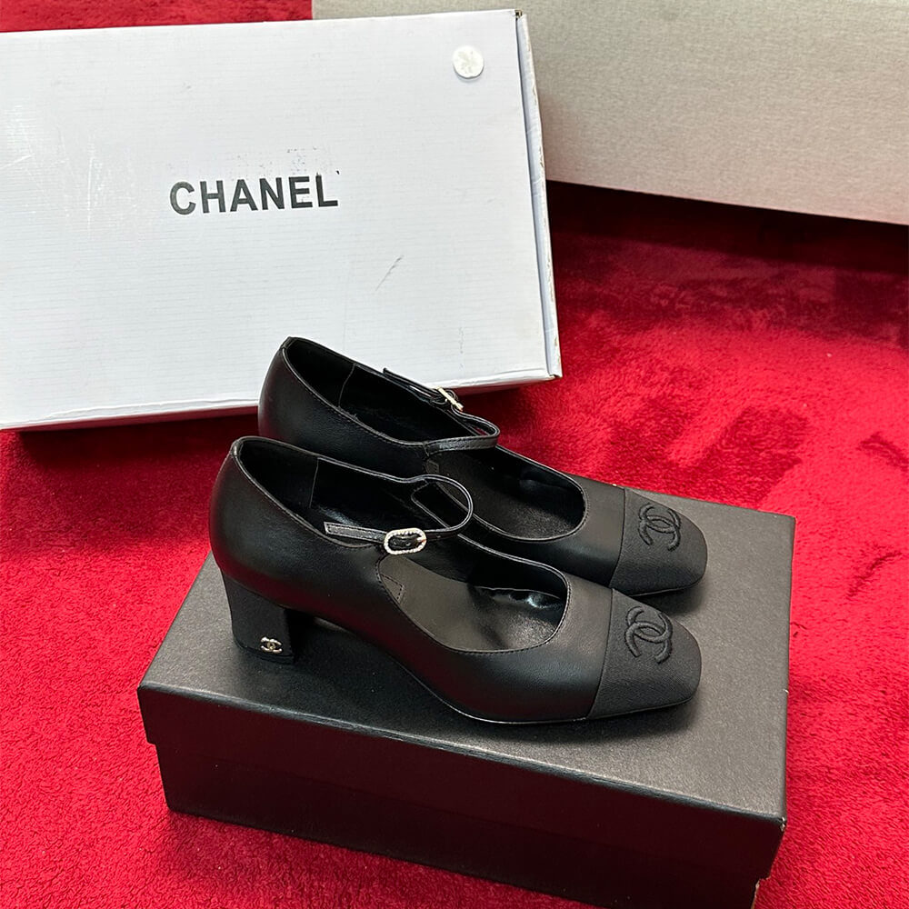 Ch**el Mary Janes Heel