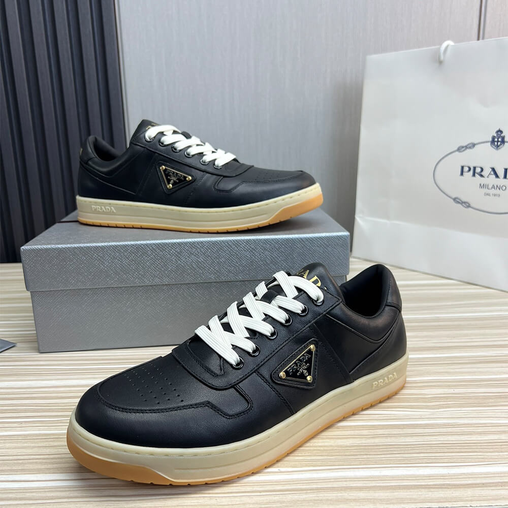 Pra*a Downtown nappa leather sneakers