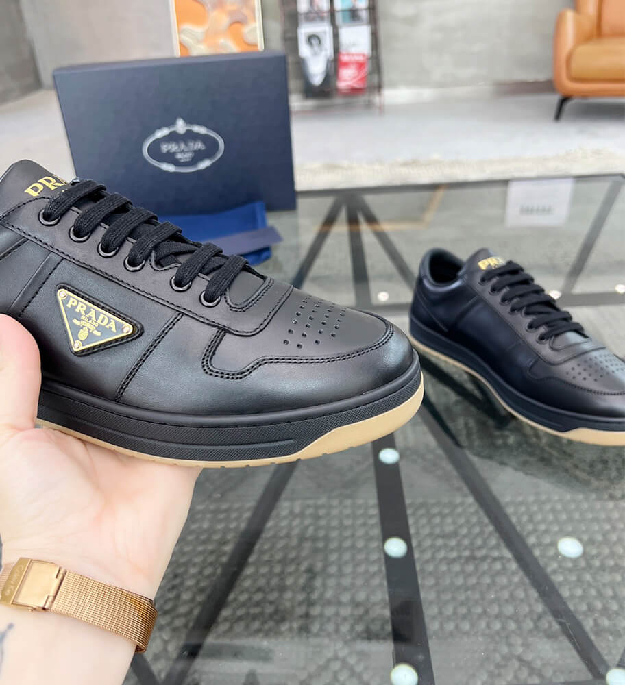 Pra*a Downtown nappa leather sneakers