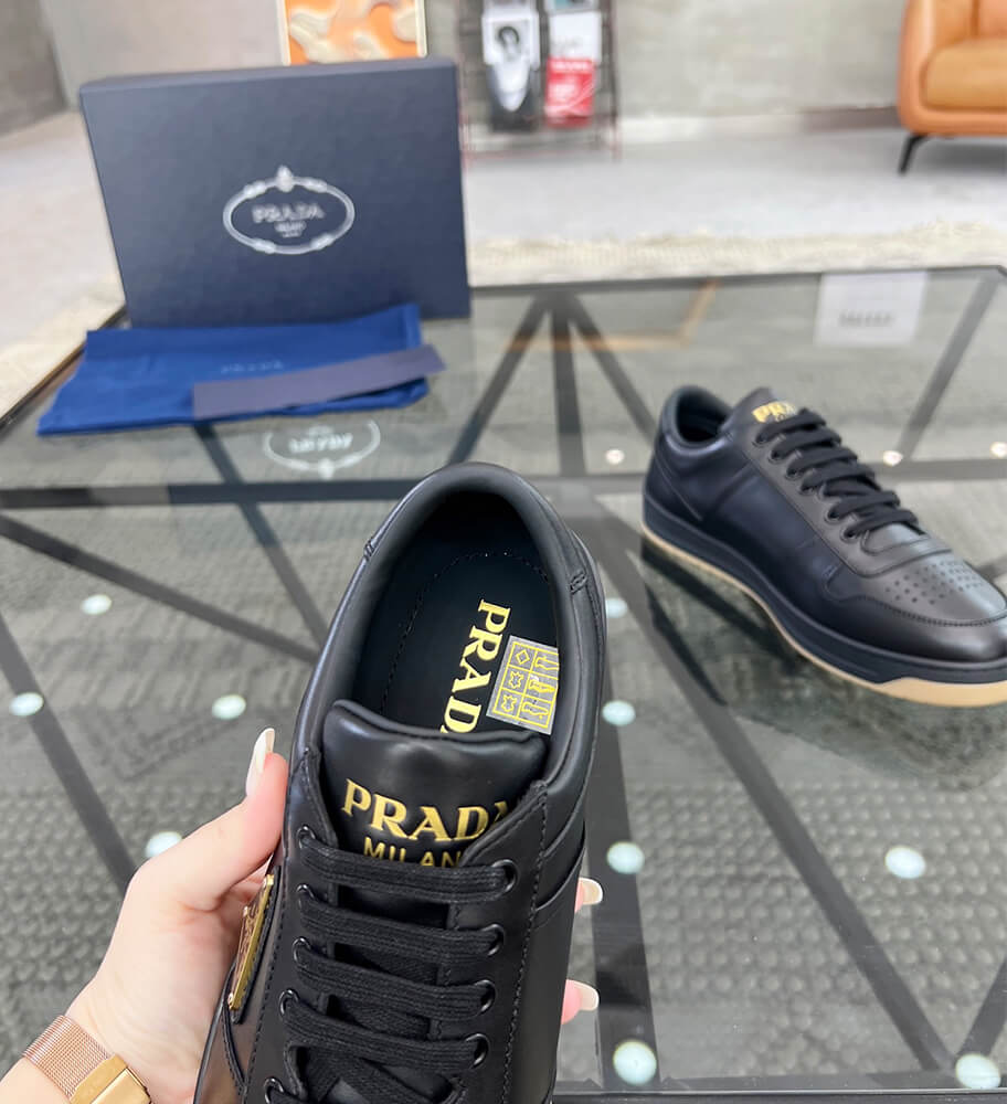 Pra*a Downtown nappa leather sneakers