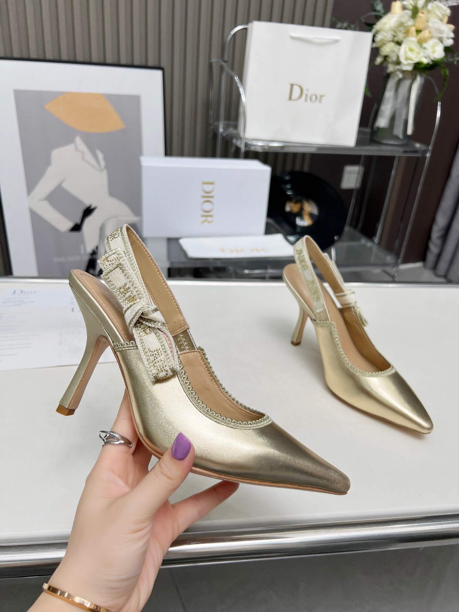 J’AD10r Slingback Pump
