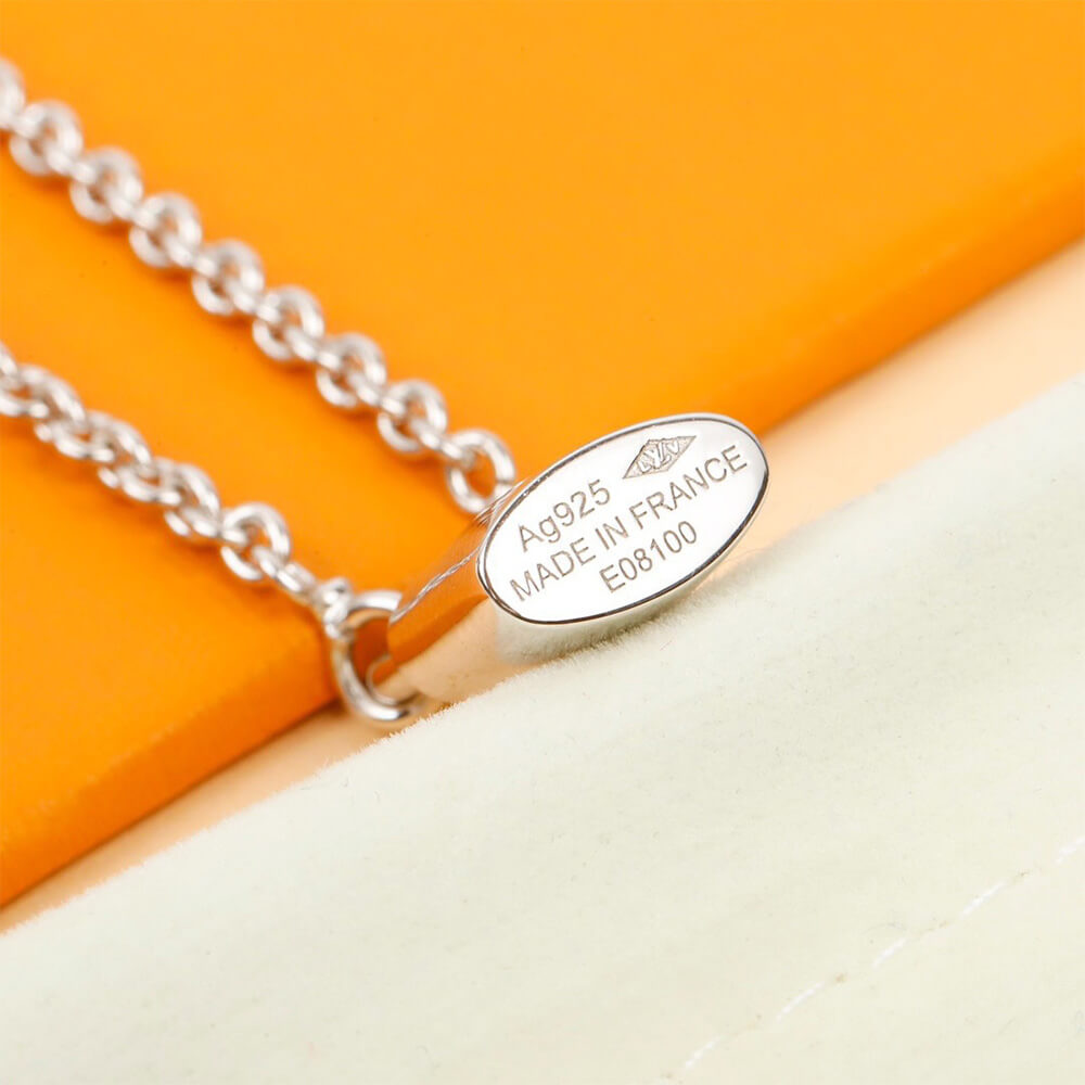 LV Silver Lockit pendant