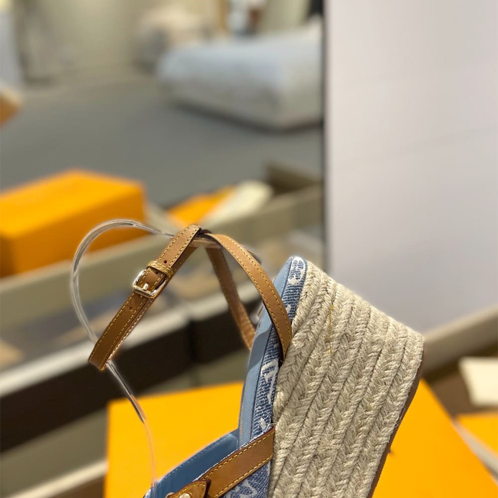LV Helios Wedge Sandal