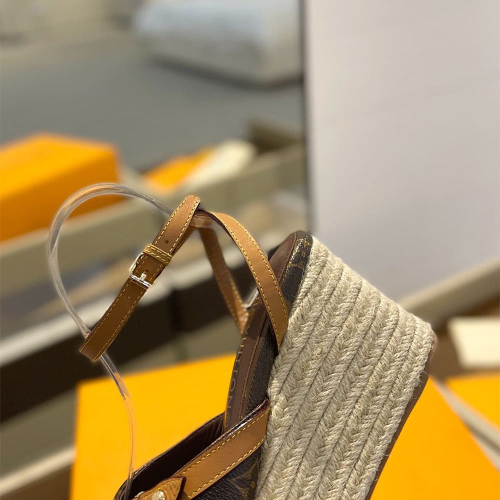 LV Helios Wedge Sandal