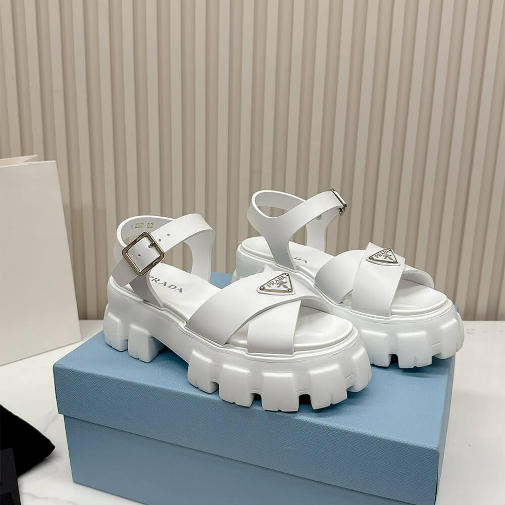 Pra*a Monolith rubber sandals