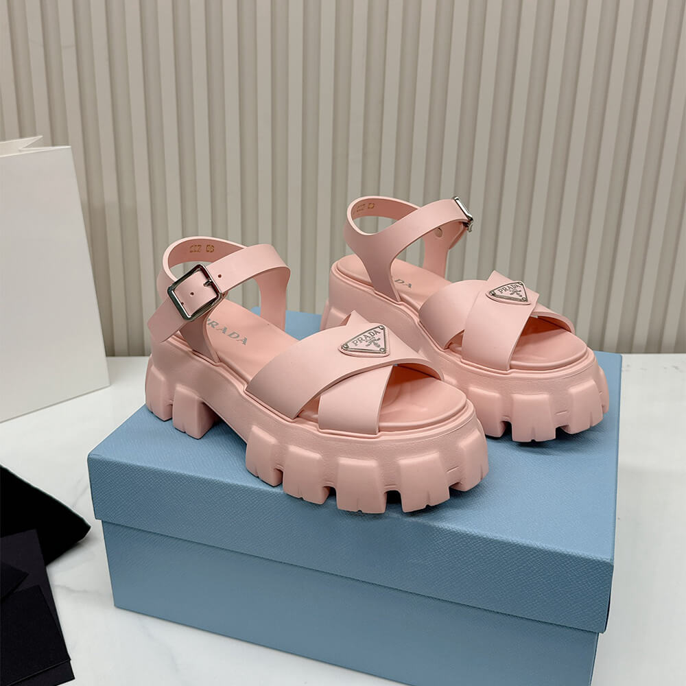 Pra*a Monolith rubber sandals
