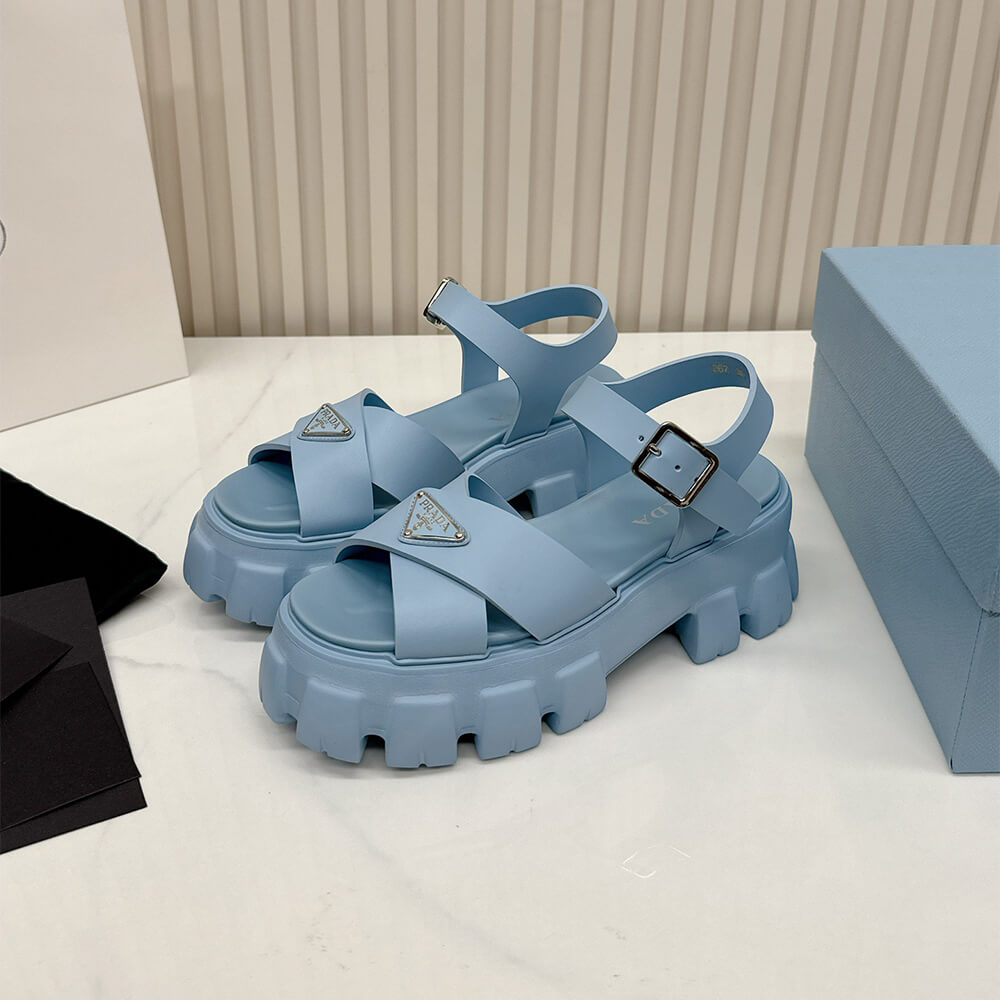 Pra*a Monolith rubber sandals