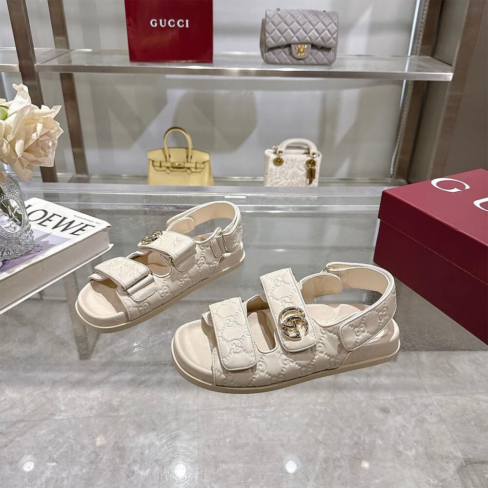 Gvc*1 Women’s sandal with Double G