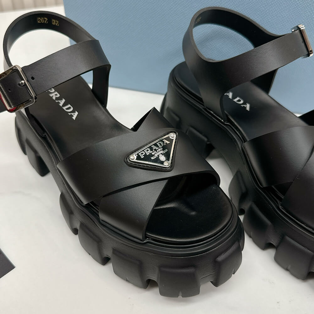Pra*a Monolith rubber sandals