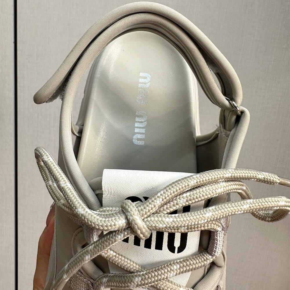 M1um1u Chunky neoprene sandals