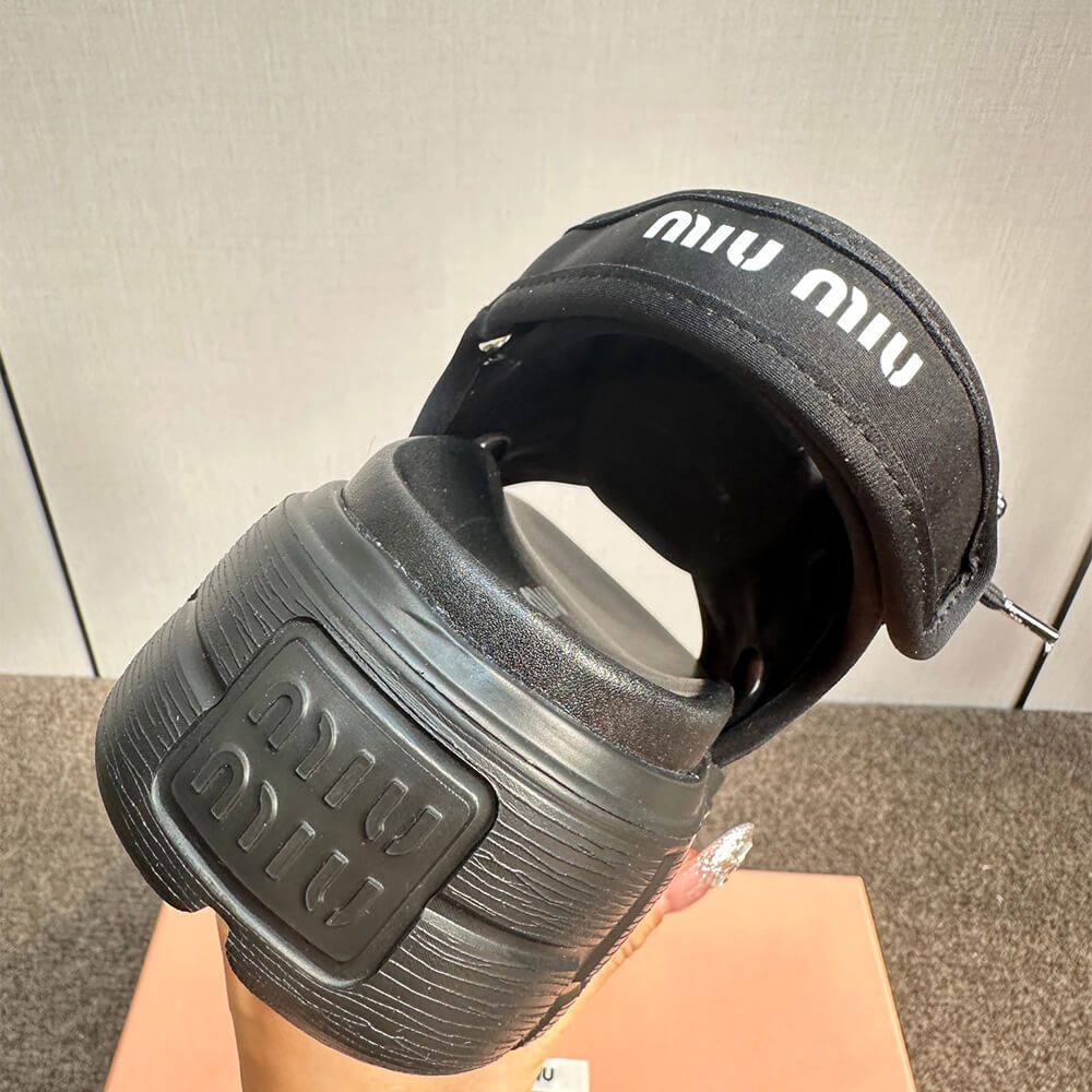 M1um1u Chunky neoprene sandals