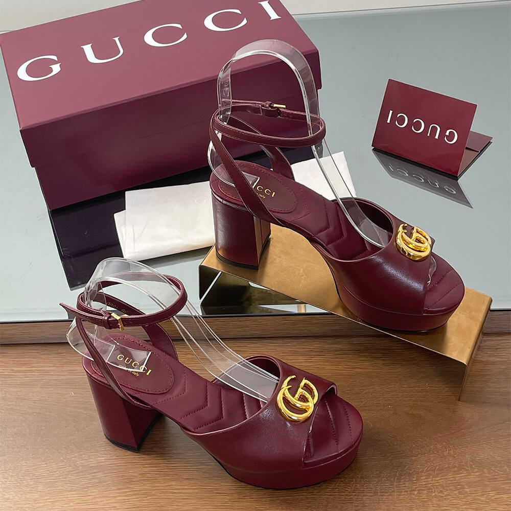 Gvc*1 Women’s platform sandal with Double G