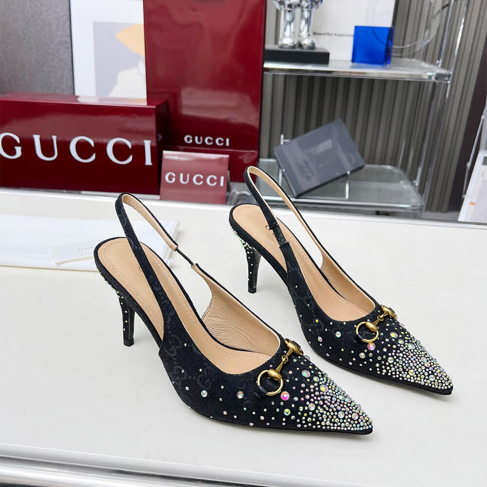 Gvc*1 Women’s slingback pump with crystal Horsebit