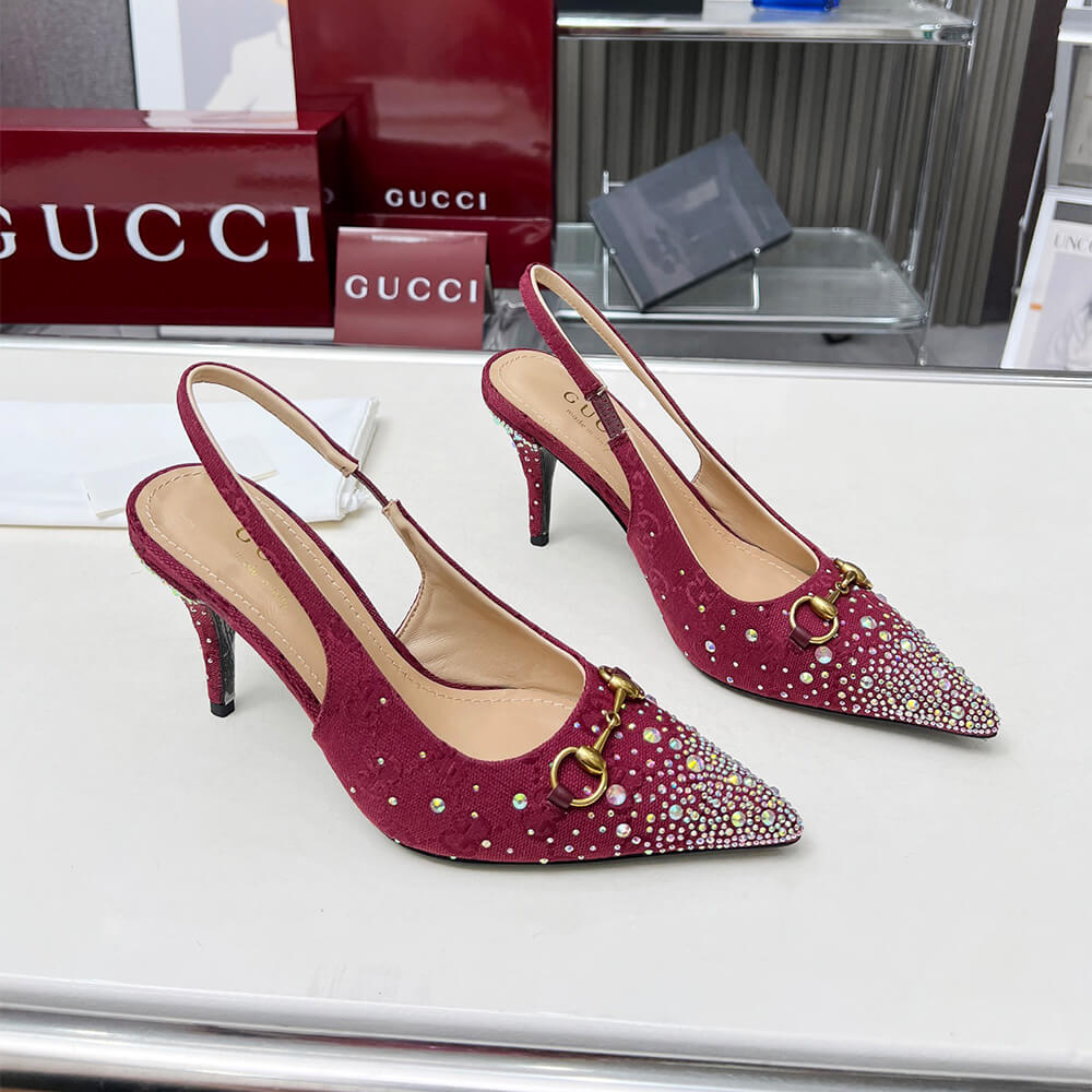 Gvc*1 Women’s slingback pump with crystal Horsebit