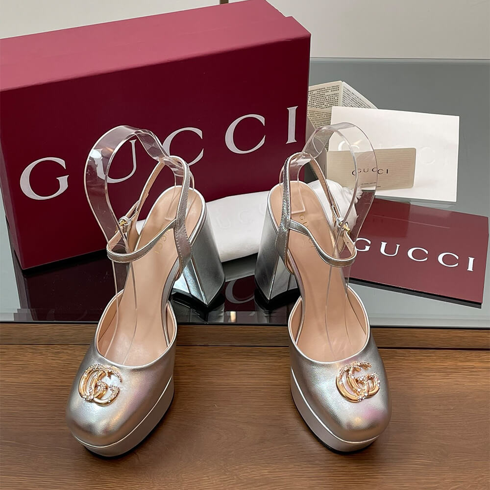 Gvc*1 Women’s platform pump with Double G