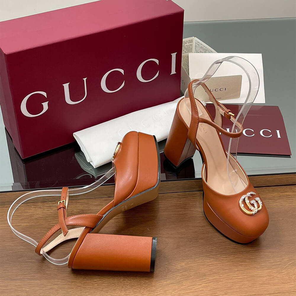 Gvc*1 Women’s platform pump with Double G