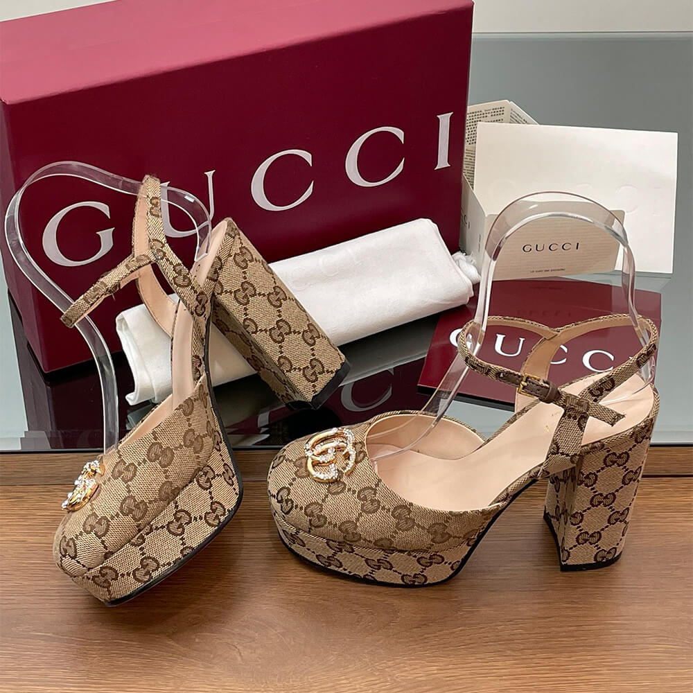 Gvc*1 Women’s platform pump with Double G