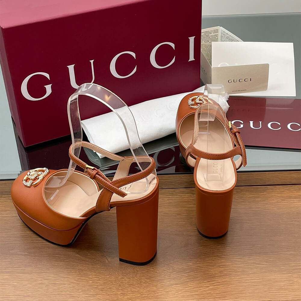 Gvc*1 Women’s platform pump with Double G