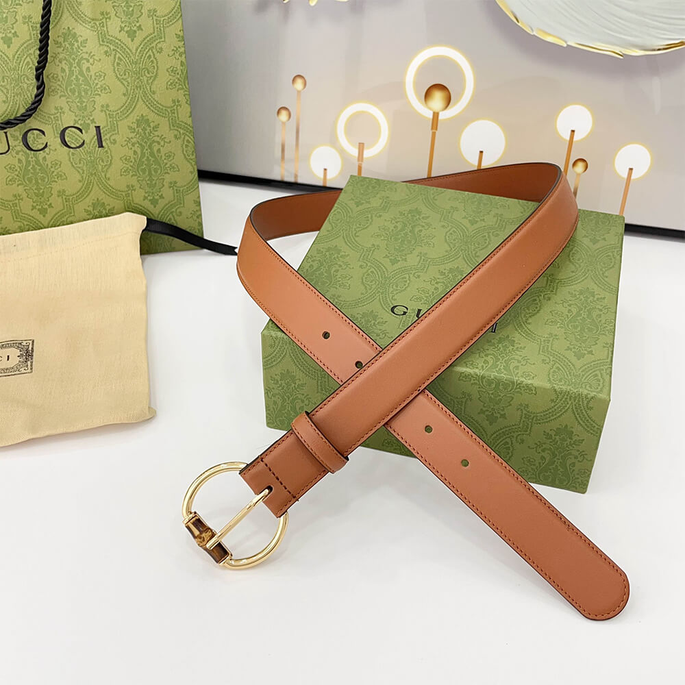 Gvc*1 belt with bamboo detail buckle