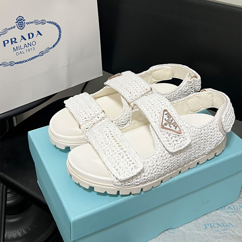 Pra*a Crochet sandals