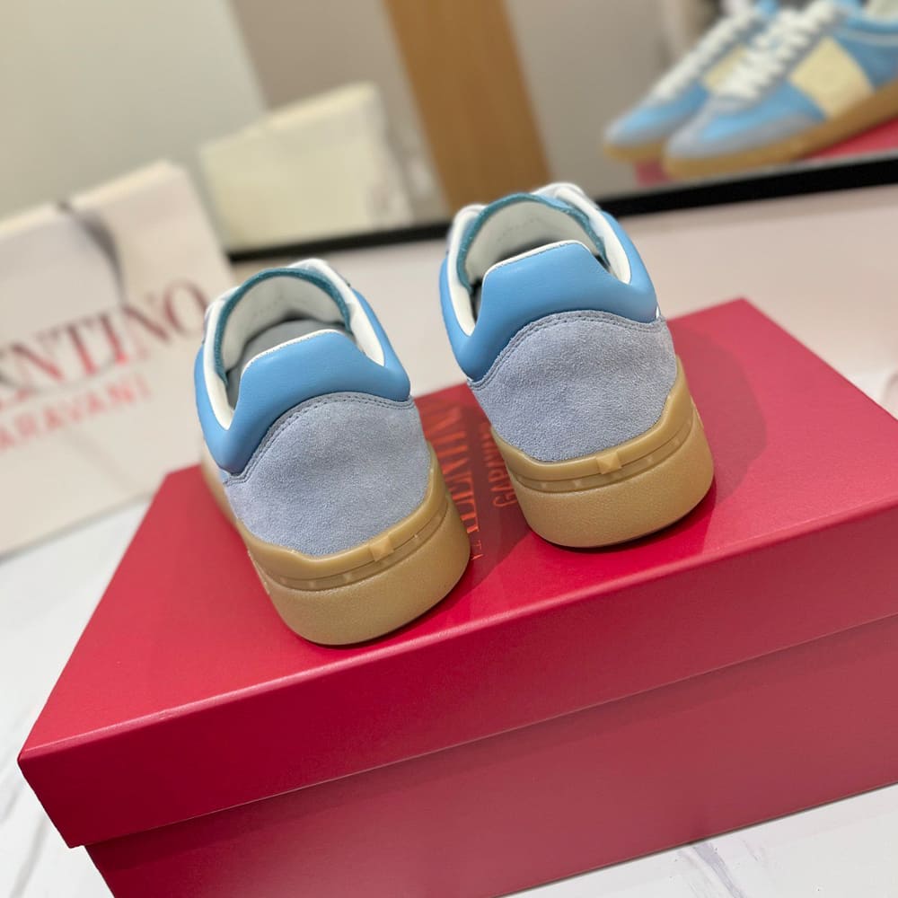 Va1e*ntin0 Women’s UPVILLAGE calfskin low-top sneakers