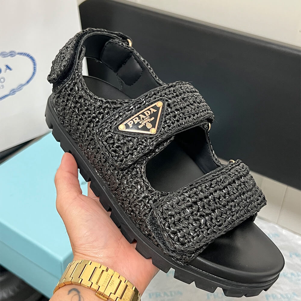 Pra*a Crochet sandals