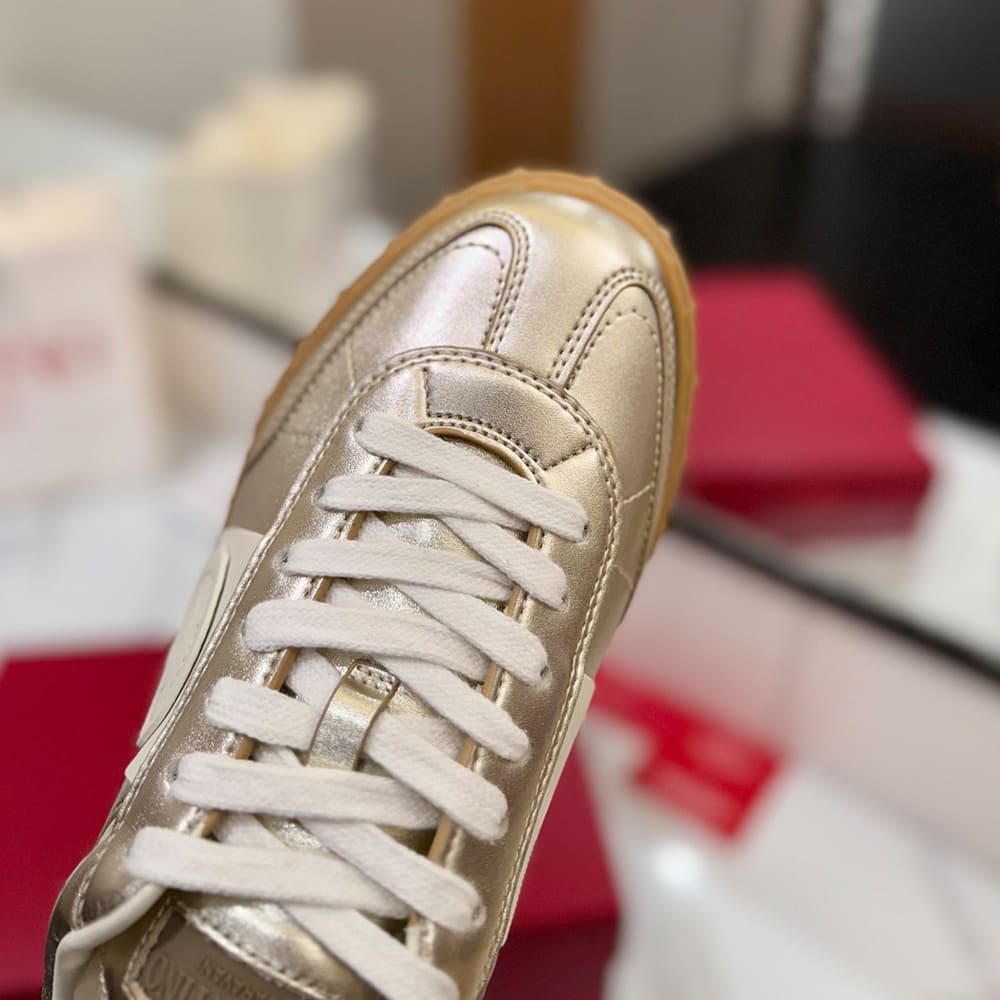 Va1e*ntin0 Women’s UPVILLAGE calfskin sneakers