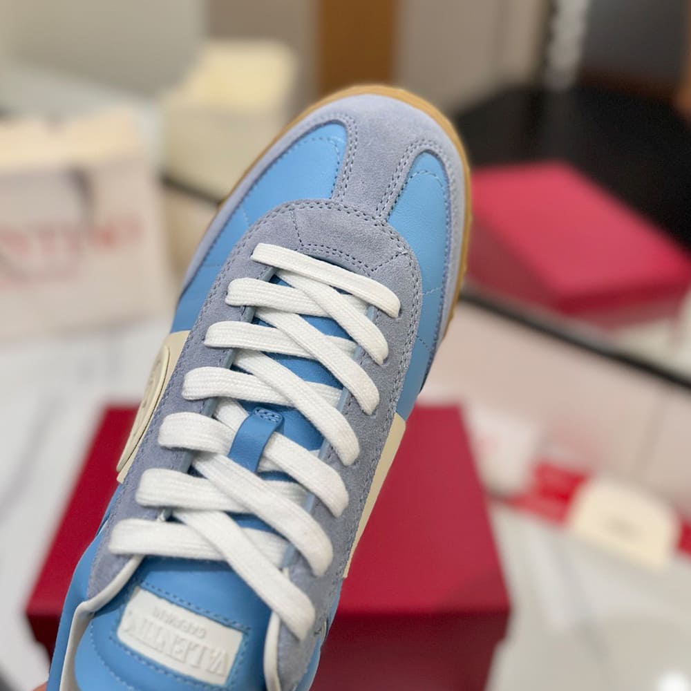 Va1e*ntin0 Women’s UPVILLAGE calfskin low-top sneakers