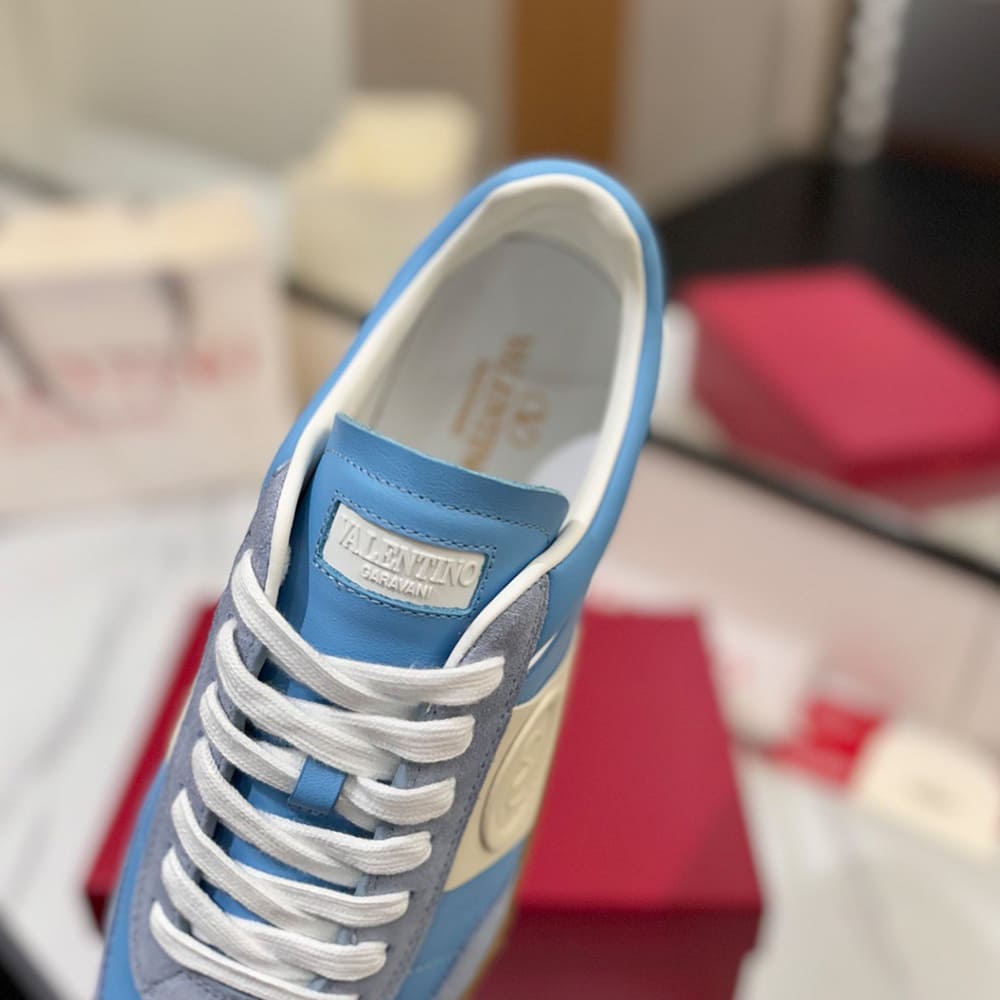 Va1e*ntin0 Women’s UPVILLAGE calfskin low-top sneakers