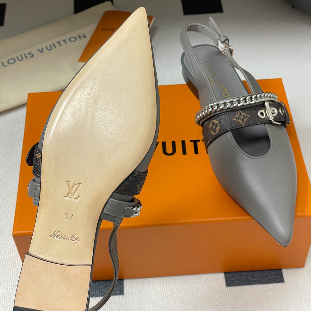 LV Vibe slingback ballet flats