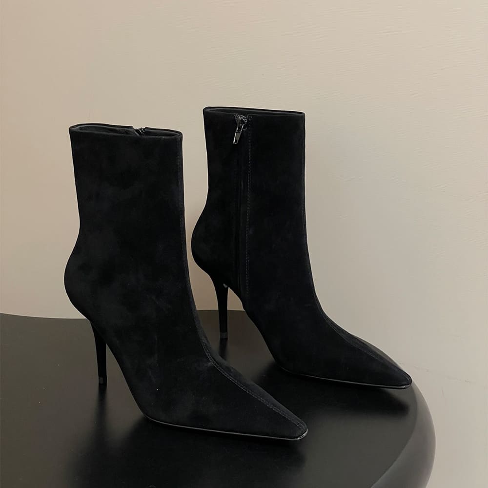 Y51 ASHLEY booties in smooth leather