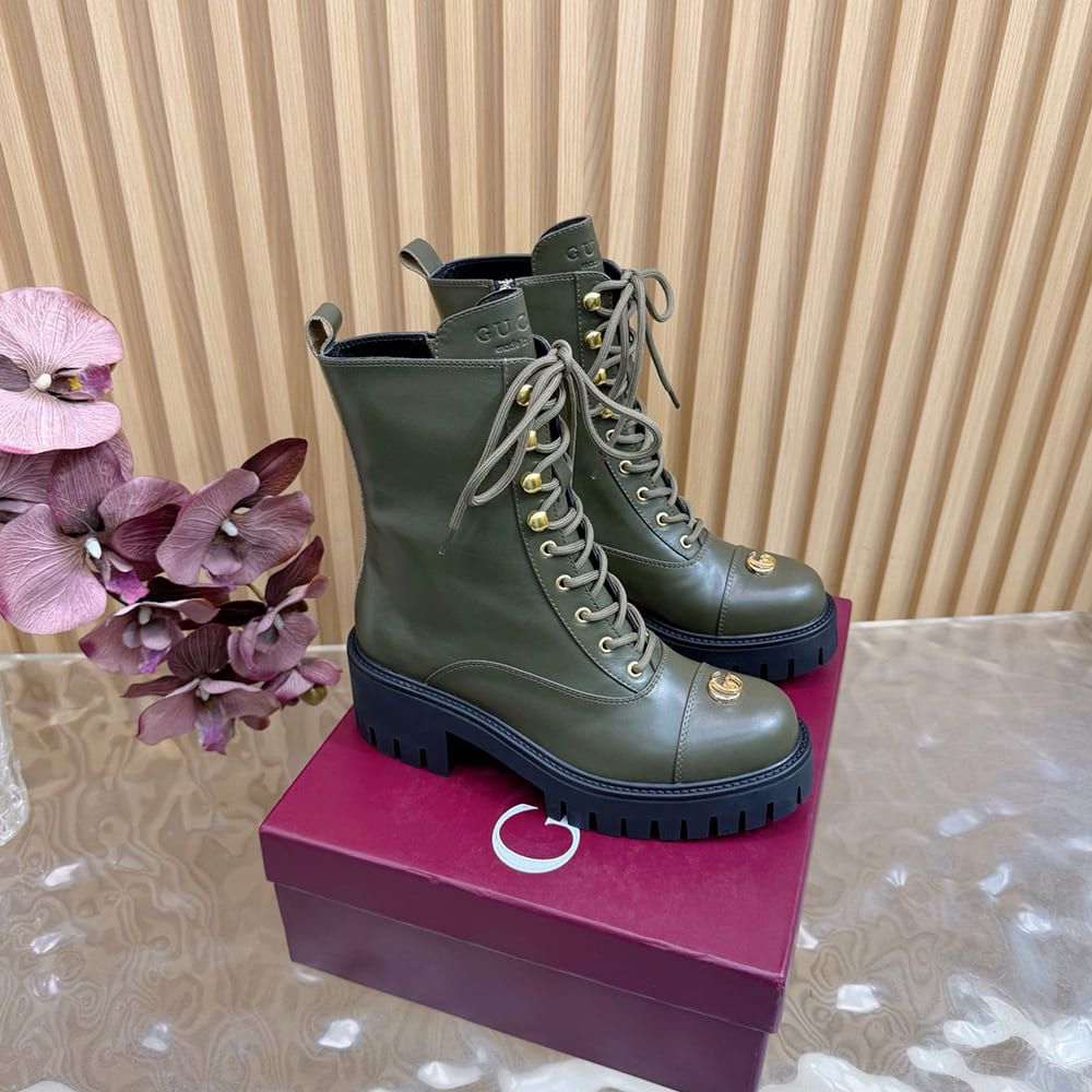 Gvc*1 Women’s lace-up ankle boot with GG