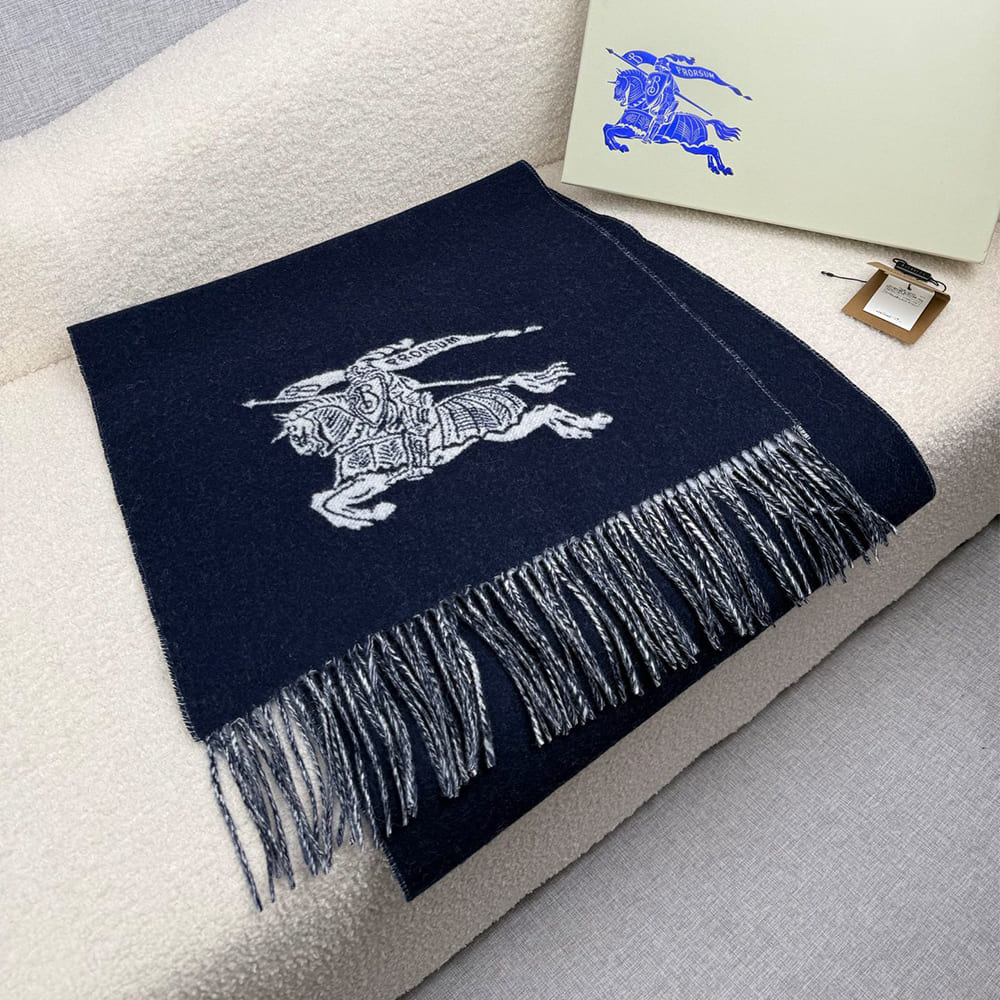Bv*b*rry Knight Cashmere Reversible Scarf