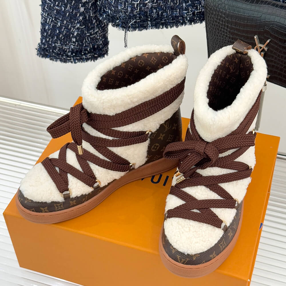 LV Cloud Lace-Up Ankle Boot Sneaker