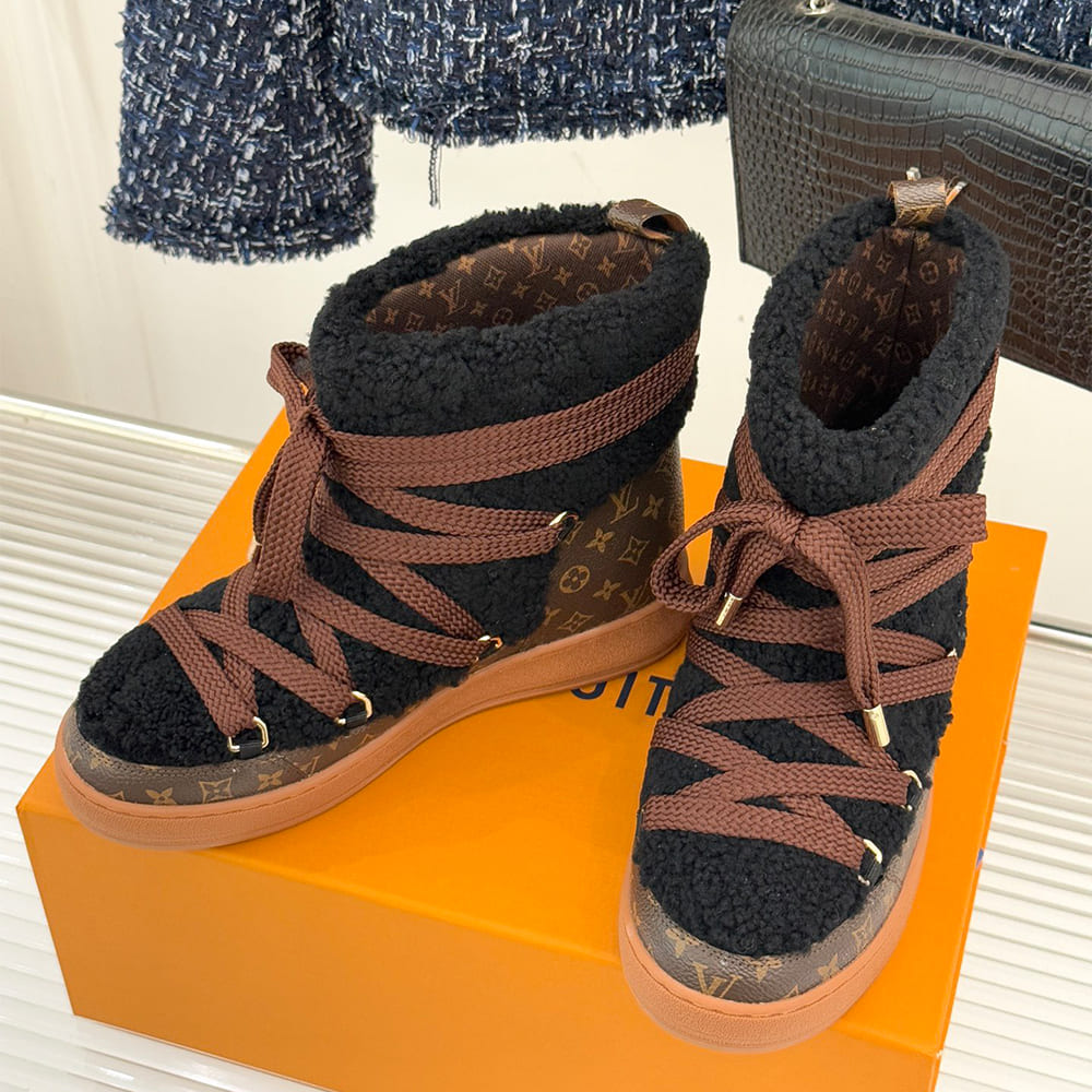 LV Cloud Lace-Up Ankle Boot Sneaker