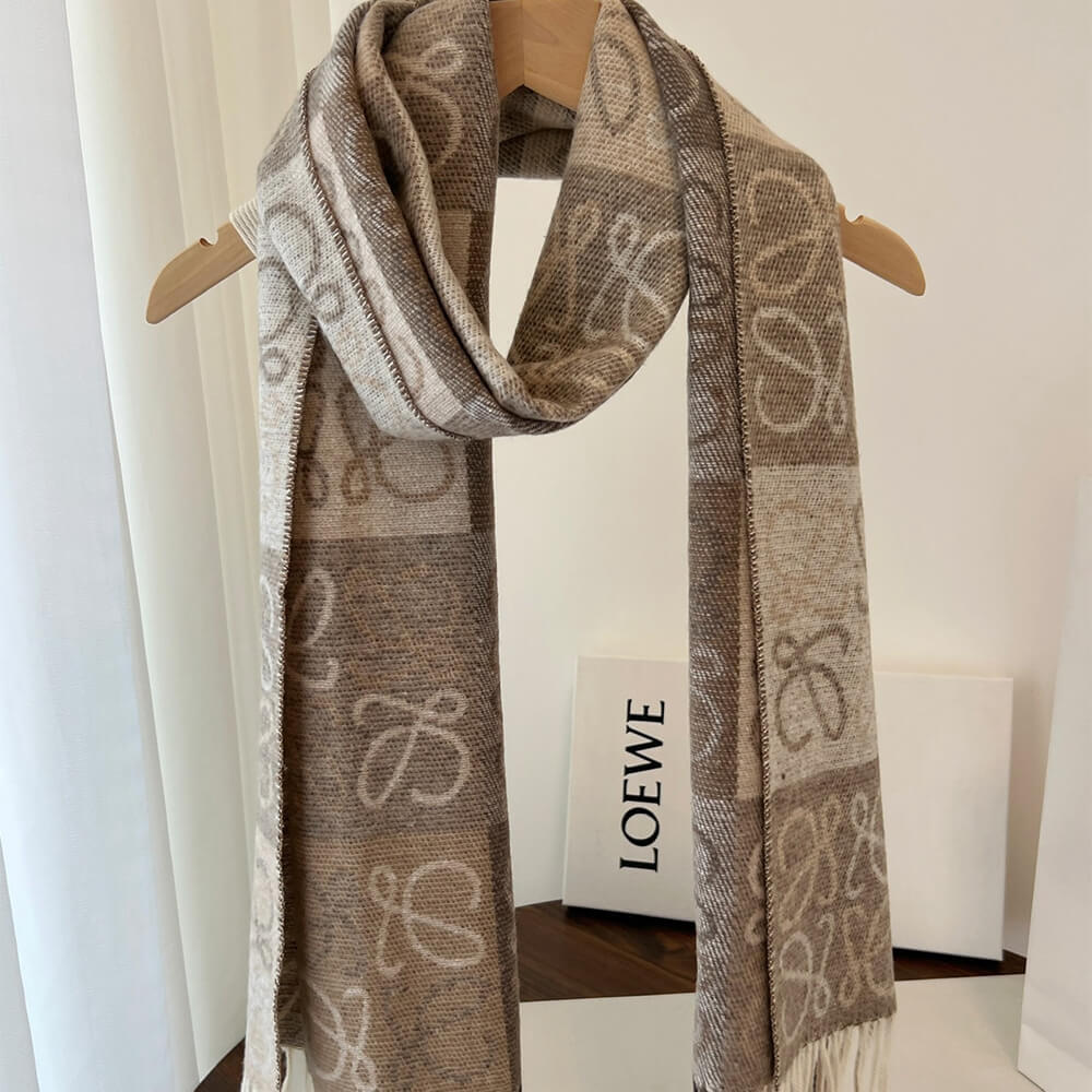 L0ew* Scarf in wool and cashmere