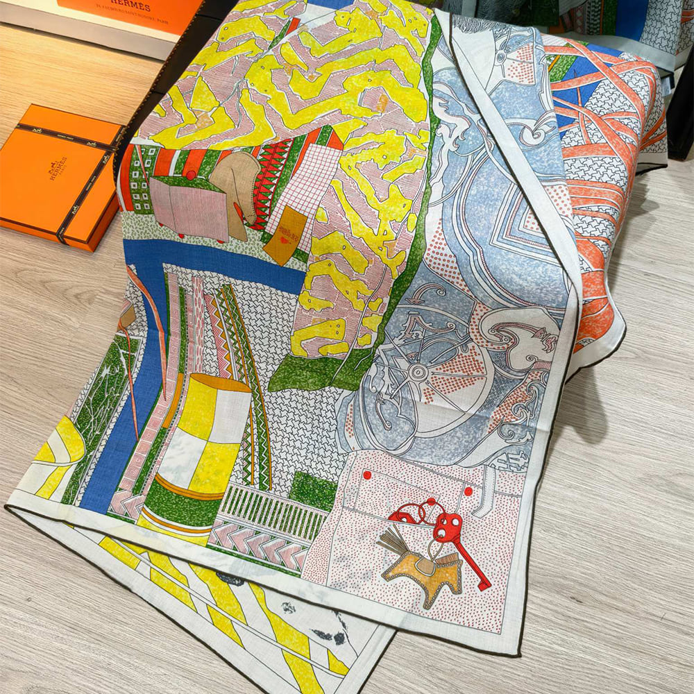 H**me5 Rendez-Vous Chez Herm??s shawl 140