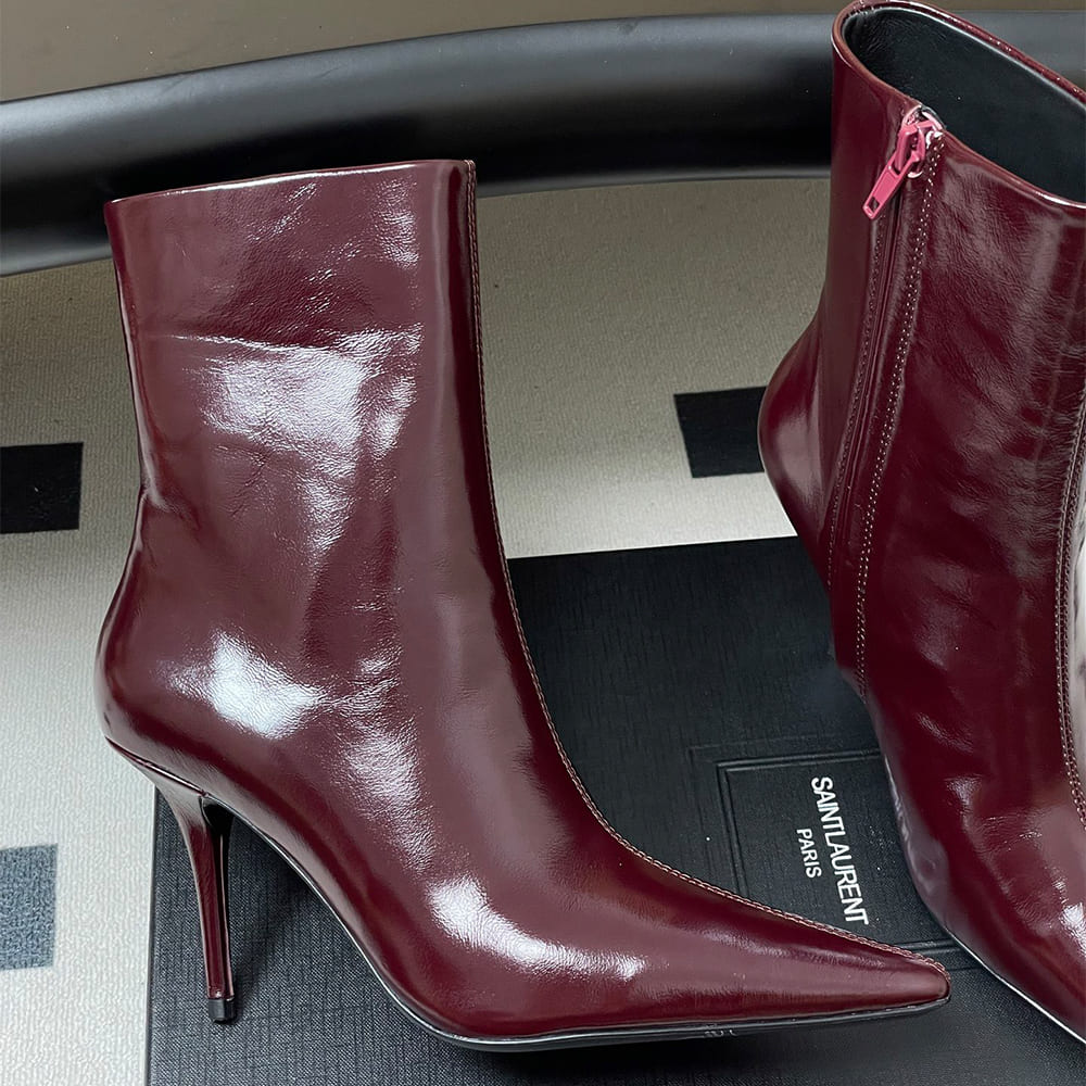 Y51 ASHLEY booties in smooth leather