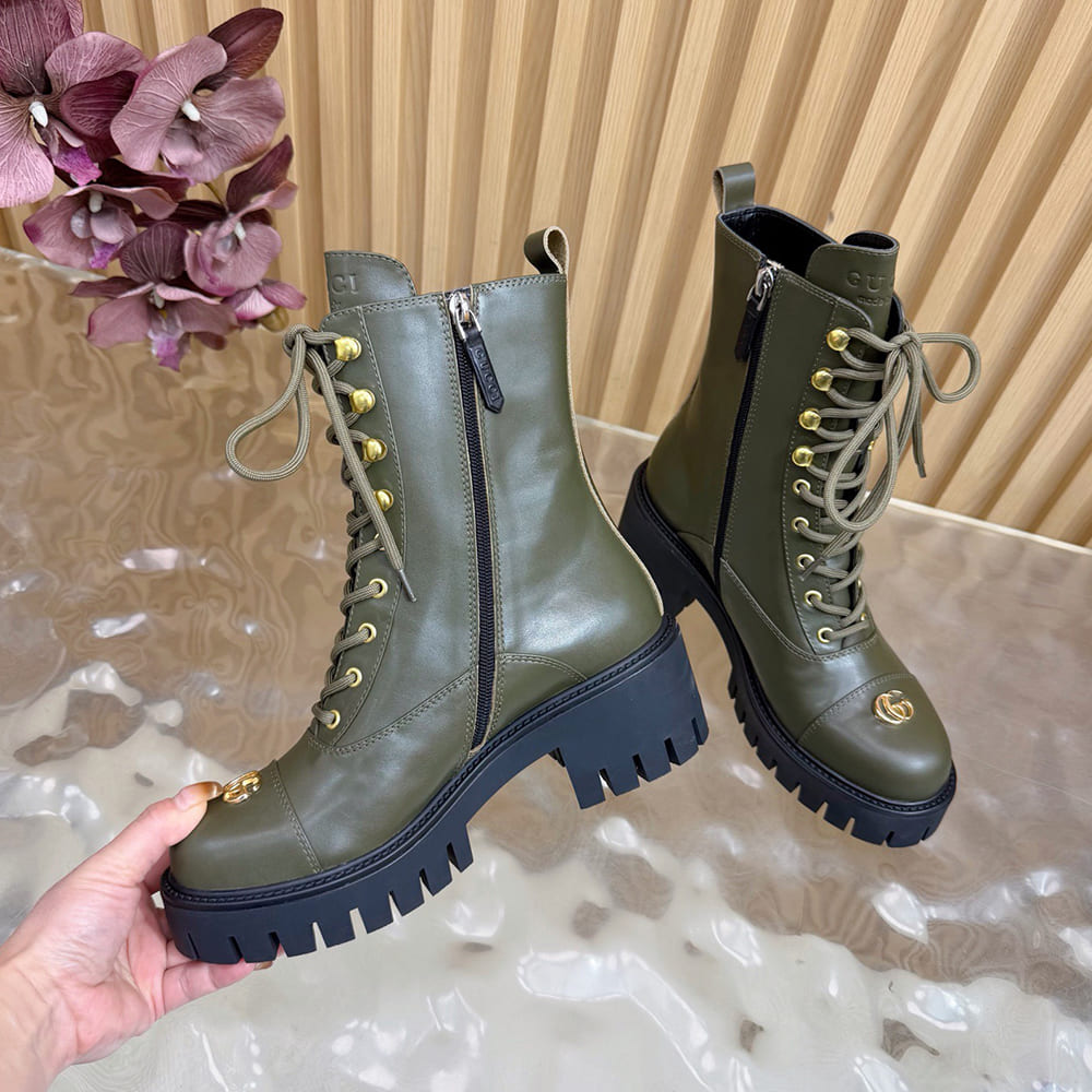 Gvc*1 Women’s lace-up ankle boot with GG