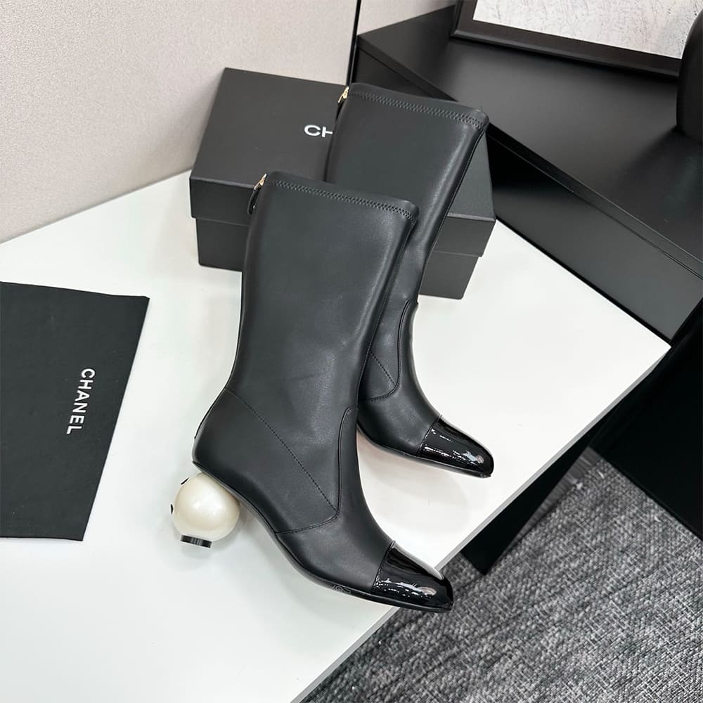 Ch**el Mid-Calf Boots