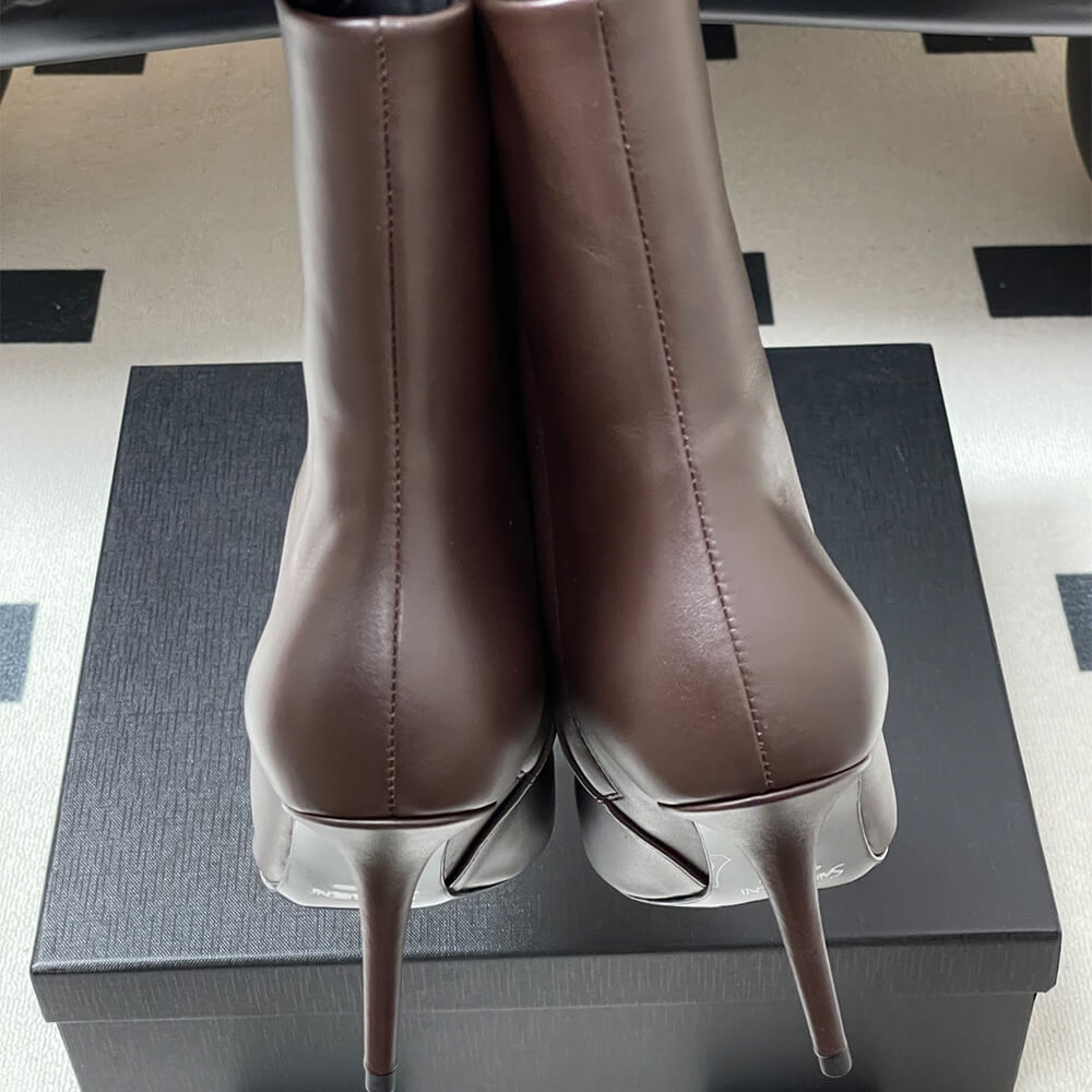 Y51 ASHLEY booties in smooth leather