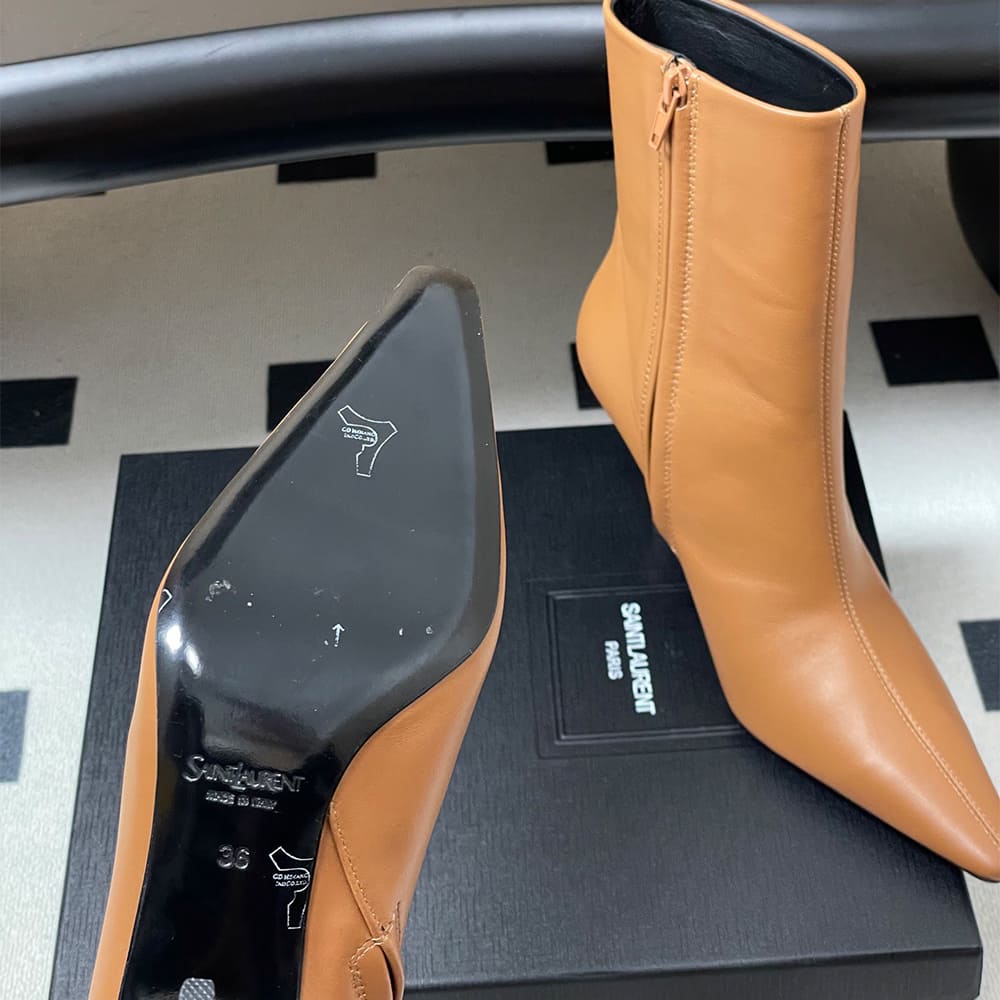 Y51 ASHLEY booties in smooth leather